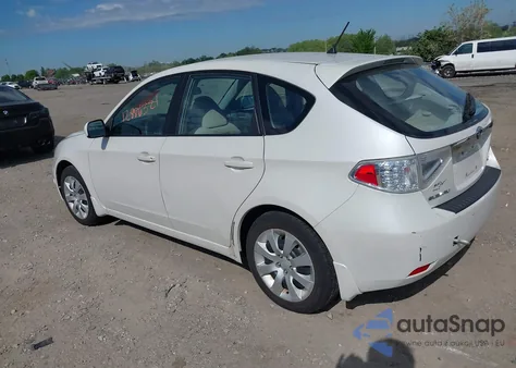 2009 Subaru Impreza 2.5I z USA, uszkodzony, nr VIN JF1GH61689H818402